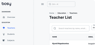 Student & Teacher Management